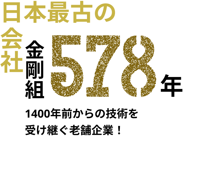 日本最古の会社 金剛組578年